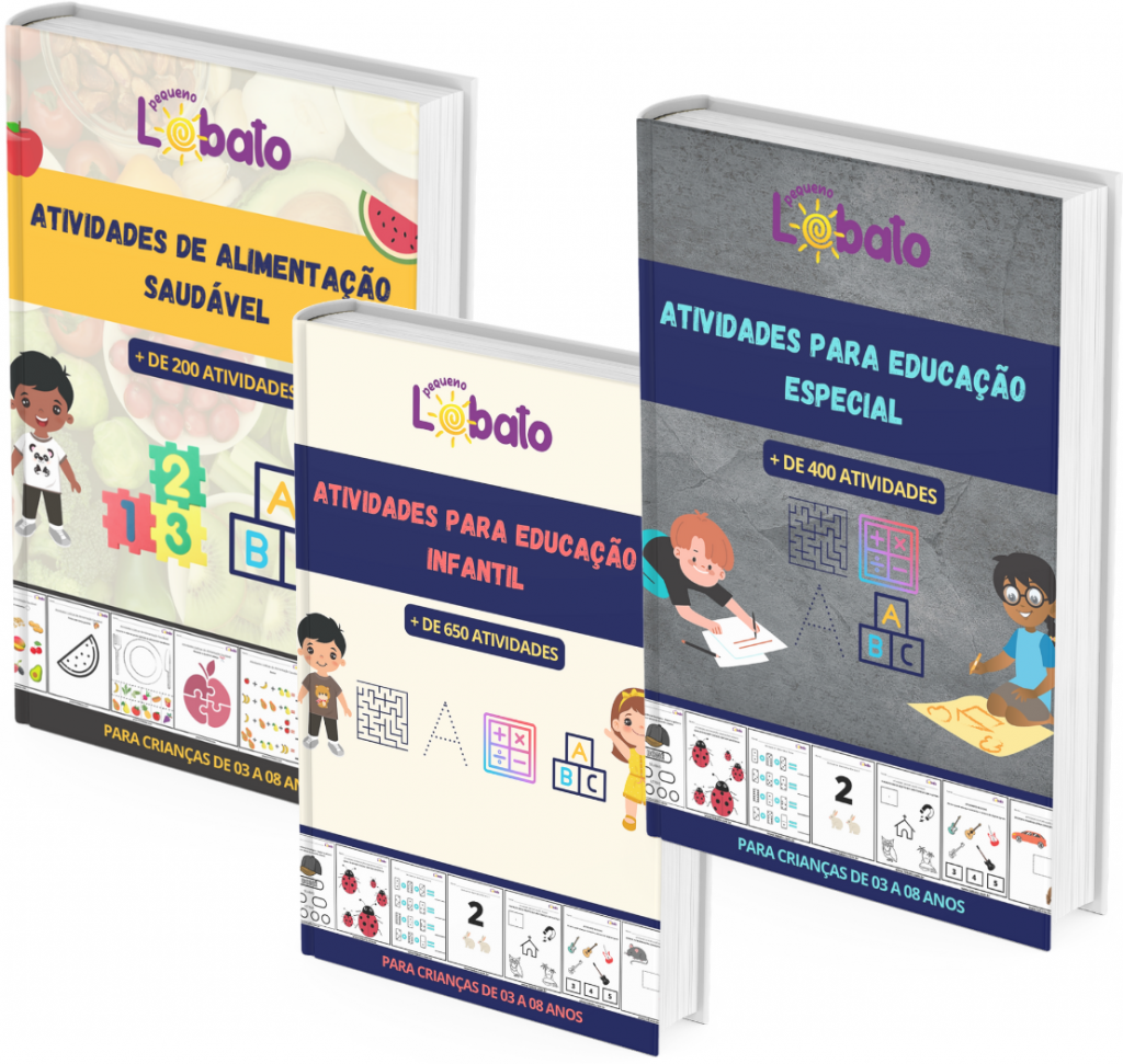 Kit de Atividades Educação Infantil Alfabetização Pintura Jogo da