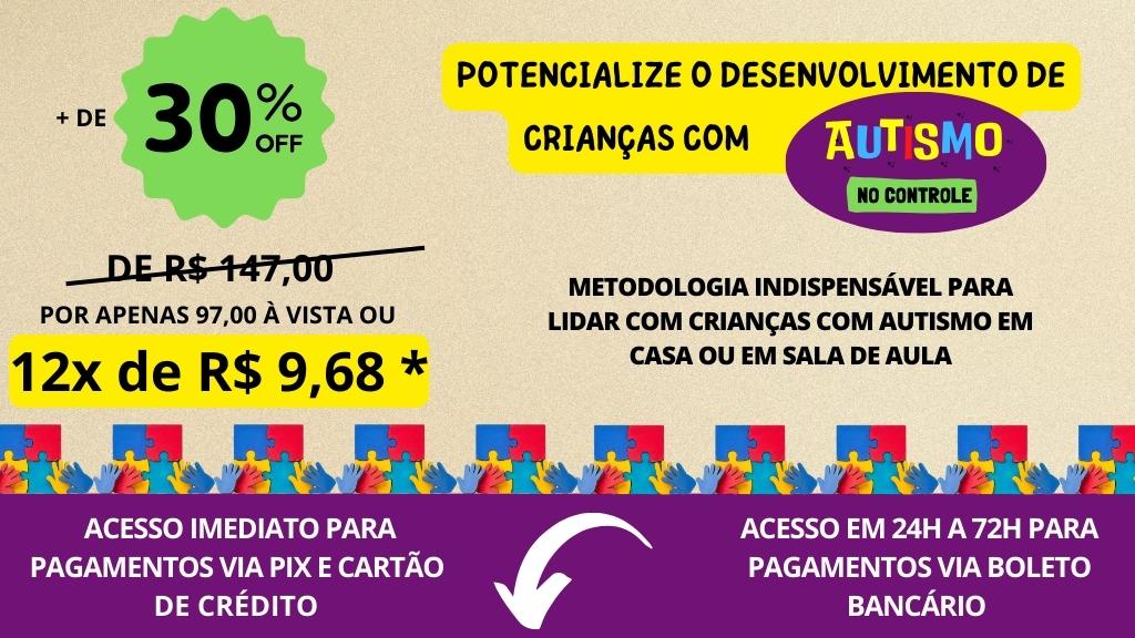 pop up autismo no controle