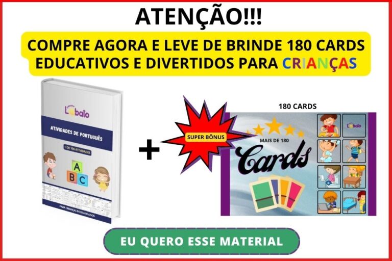Pop Up Português com Cards
