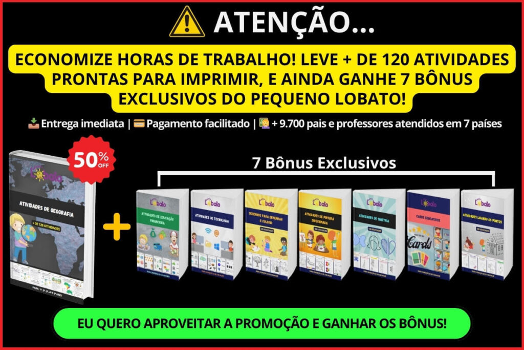 Pop Up MATERIAL COMPLETO DE ATIVIDADES DE GEOGRAFIA PARA CRIANÇAS
