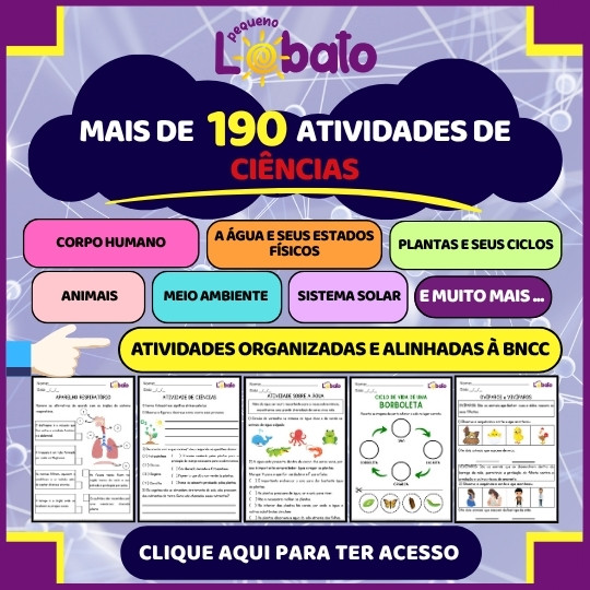 ATIVIDADES DE CIÊNCIAS