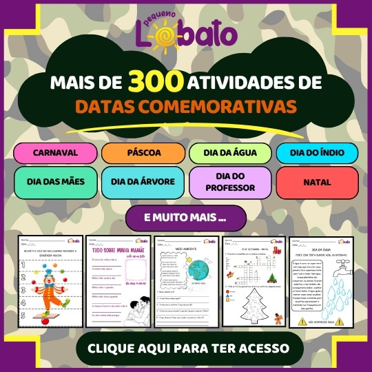 ATIVIDADES DE DATAS COMEMORATIVAS