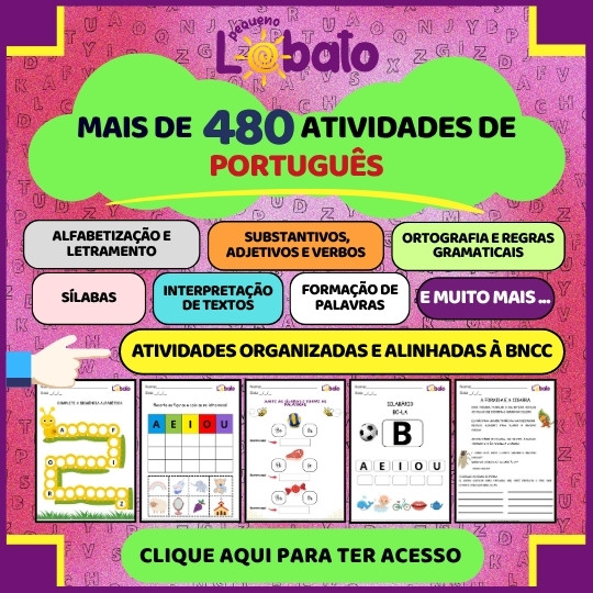 ATIVIDADES DE PORTUGUÊS