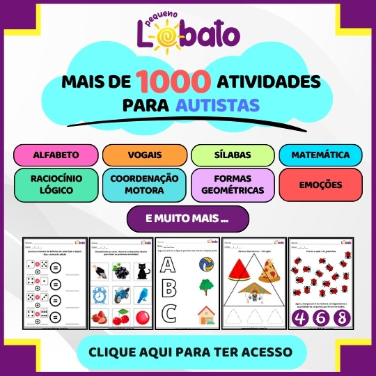 ATIVIDADES PARA AUTISTAS