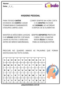 Atividades de Ciências 1º Ano para Imprimir