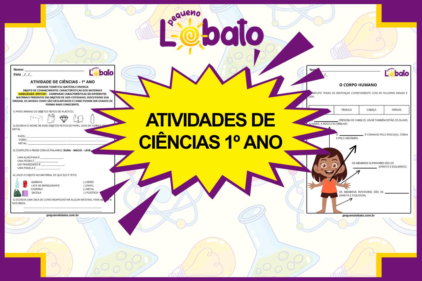 Atividades de Ciências 1º Ano