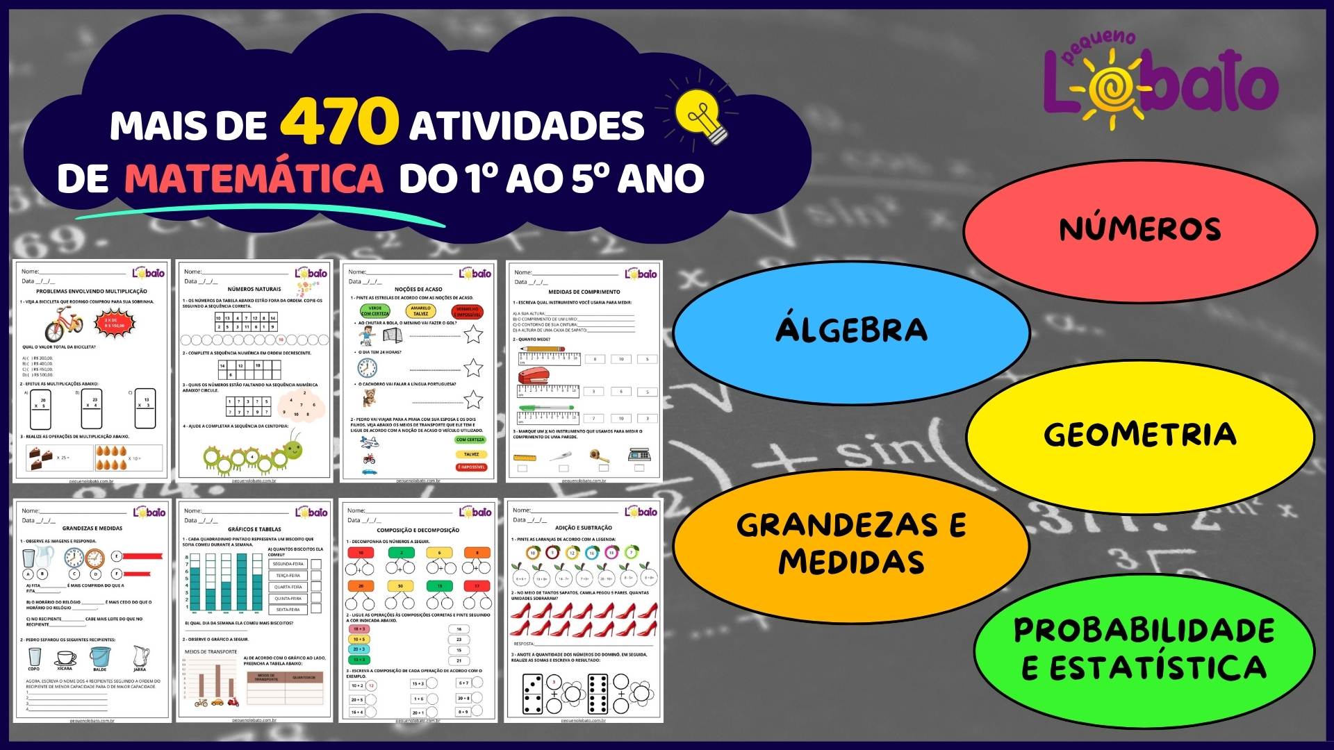 Material com Atividades de matemática Anos Iniciais do Fundamental 1 a 5 Ano BNCC PDF