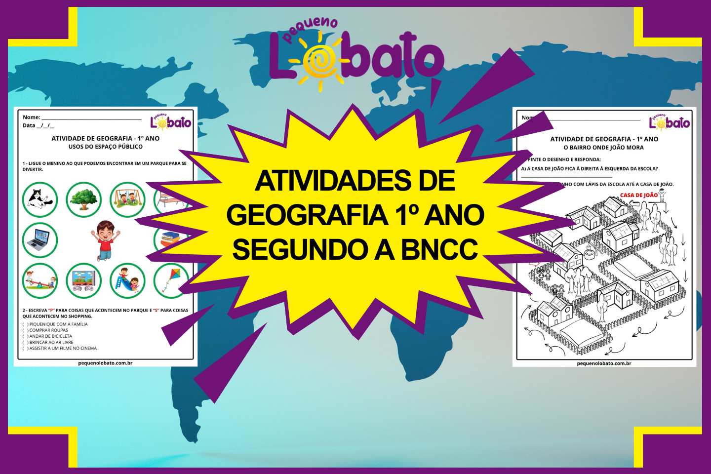 Atividades de Geografia 1º Ano segundo a BNCC