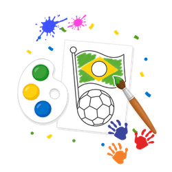ATIVIDADES DE ARTES COM CORES, DESENHOS E CRIAÇÃO