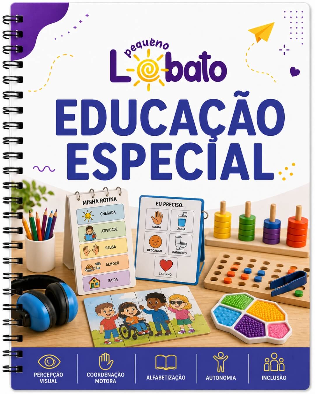 Atividades de Educação Especial para imprimir com TEA TDAH DI e inclusão