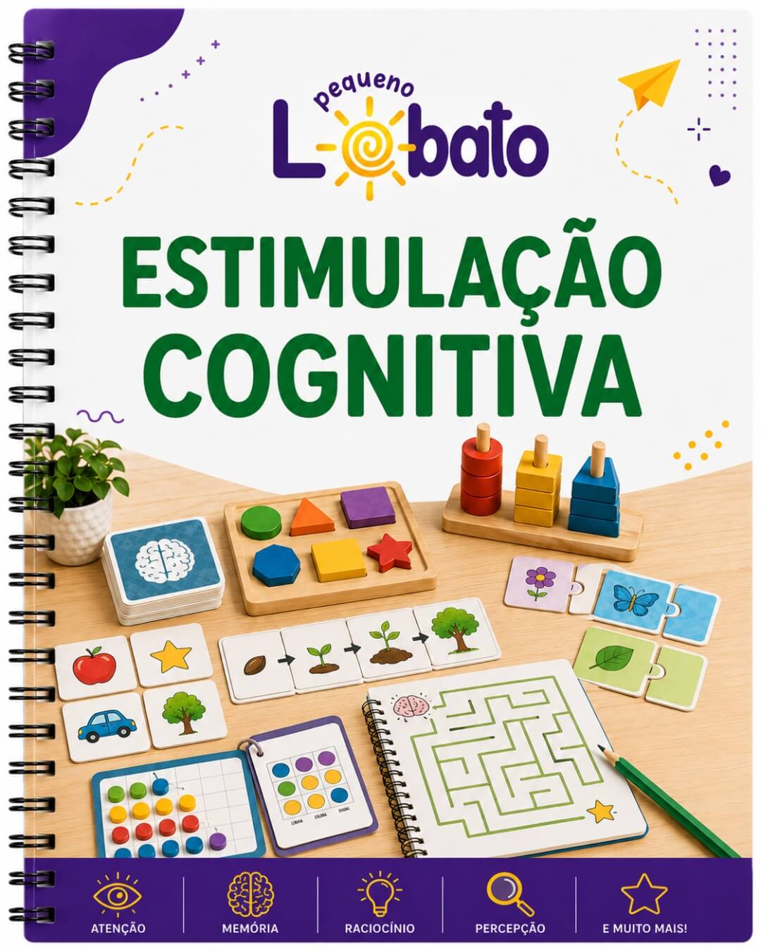 Atividades de Estimulação Cognitiva para imprimir