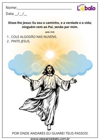 Atividade Bíblica Lúdica Jesus é o Caminho a Verdade e a Vida