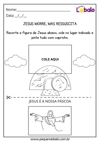 Atividade Bíblica sobre a Ressurreição de Jesus