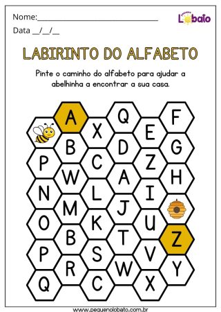 Atividade Lúdica com Alfabeto para Crianças com Deficiência Intelectual