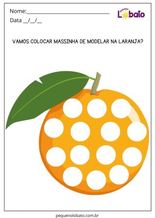 Atividade Lúdica para Alunos com TOD com Alimento Saudável