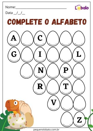 Atividade com Alfabeto para Síndrome de Down