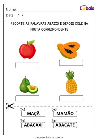 Atividade com Frutas para Alunos com Síndrome de Down