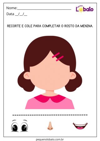 Atividade com Recorte e Cole para Alunos com TOD