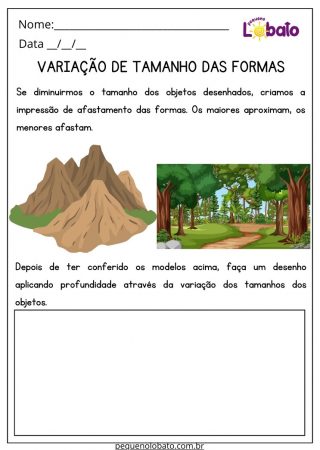 Atividade de Artes 5 Ano para Imprimir