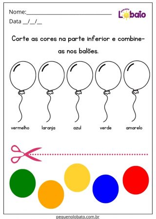 Atividade de Artes com Recorte e Cole para Imprimir