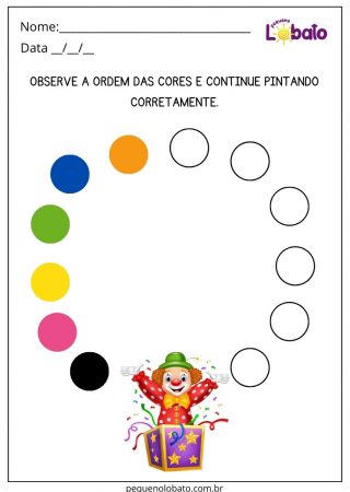 Atividade de Artes para Educação Infantil para Imprimir