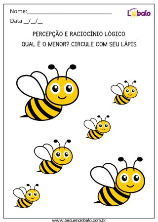 Atividade de Percepção e Raciocínio Lógico para Deficiência Intelectual