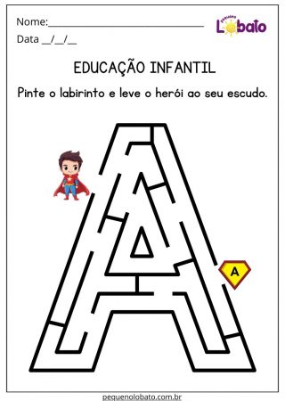 Atividade de Português Anos Iniciais para Imprimir