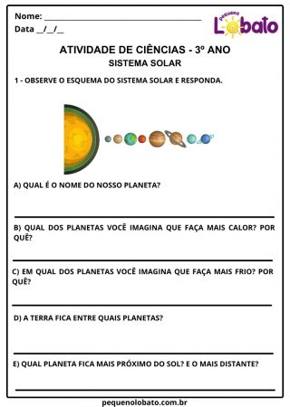 Atividades de Ciências 3º Ano do Ensino Fundamental alinhadas à BNCC ...