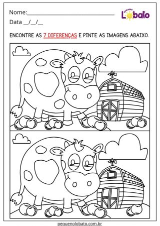 Atividade de estimulação cognitiva infantil