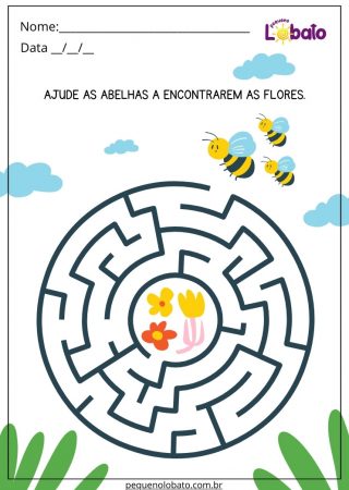 Atividade de estimulação cognitiva para crianças