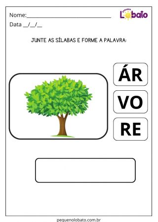 Atividade para Alunos com Síndrome de Down com Sílaba