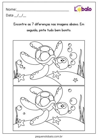 Atividade para Alunos com TOD com 7 erros