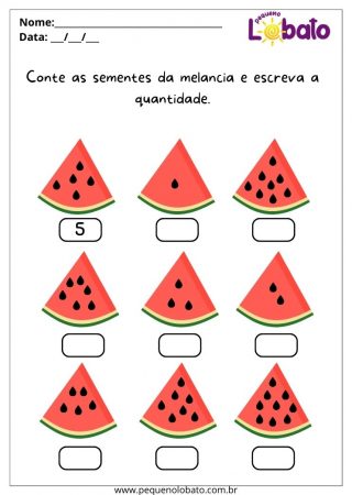 Atividade para o maternal