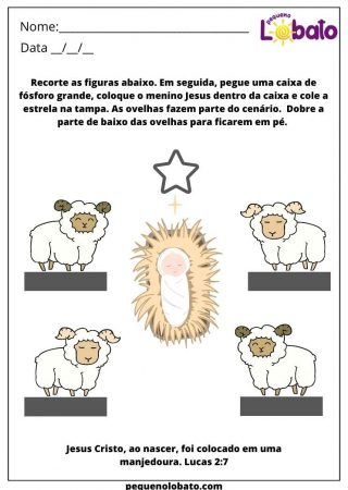 atividade bíblica infantil lúdica para imprimir