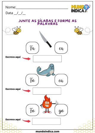 atividade de português para alunos com tdah para imprimir