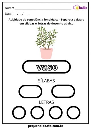 atividade para alunos com tdah de consciência fonológica para imprimir